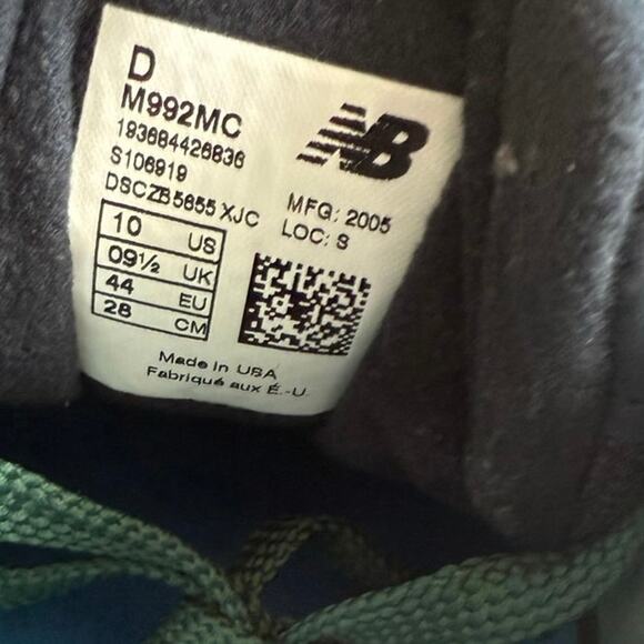 New Balance 992 Made In USA Multi Color Men Sneakers - Size 10 main image 13